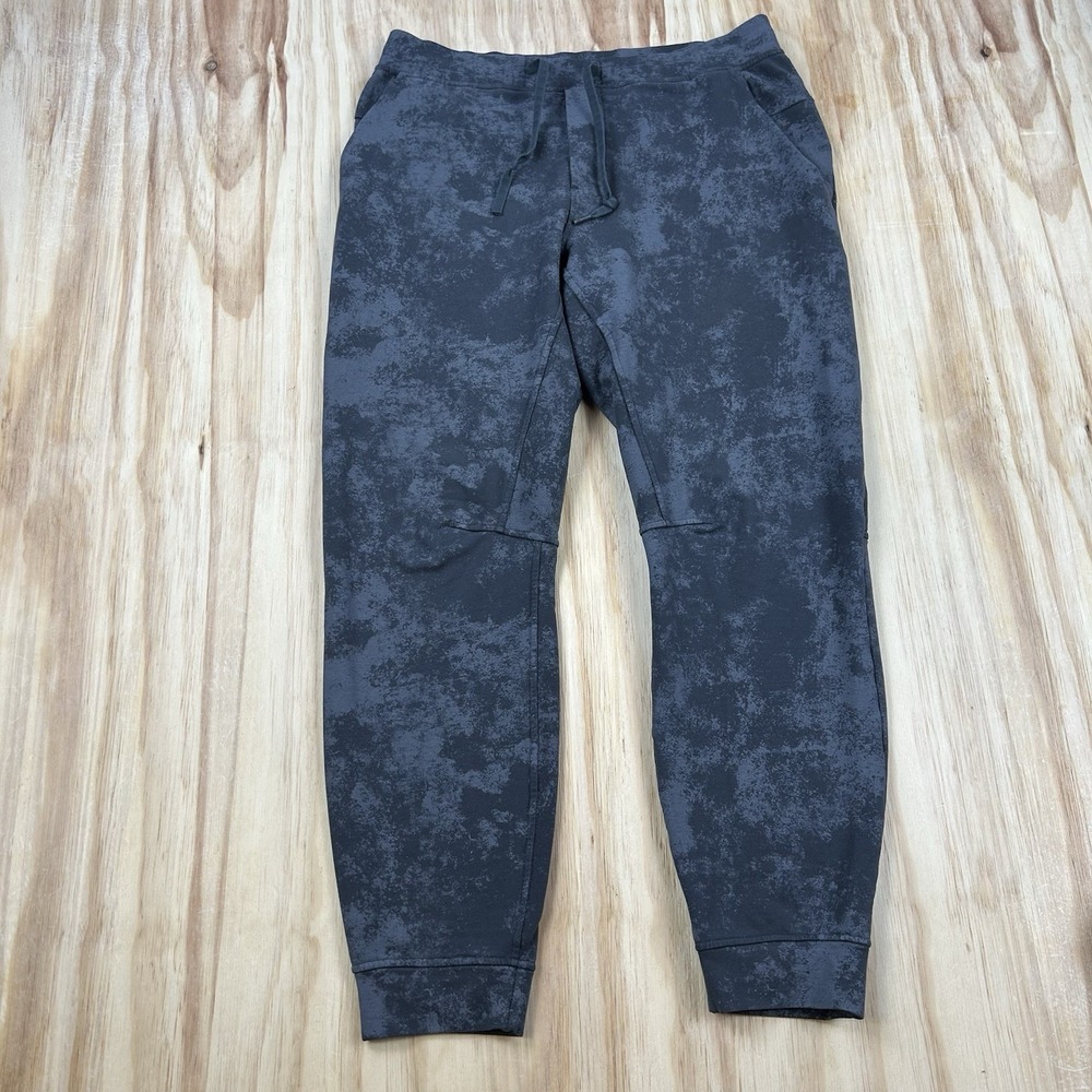 Lululemon Men's Large Gray Camo City Sweat Jogger Pants LM5AAWS